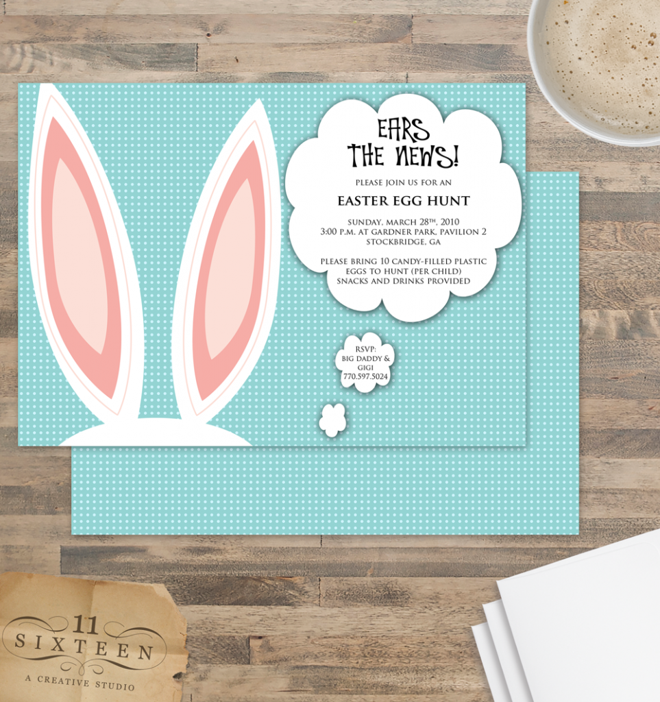 Bespoke Easter Egg Hunt Invitation